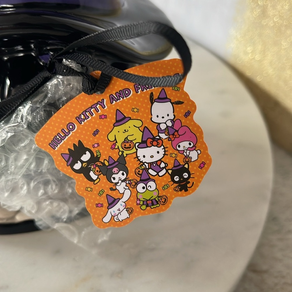 Hello Kitty Witch House Decor - Black, Purple, and Orange - Picture 7 of 7